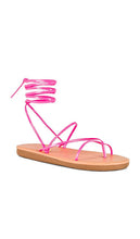 Ancient Greek Sandals String Flip Flop in Pink