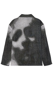 Funeral Apparel Ghost Tapestry Jacket in Black