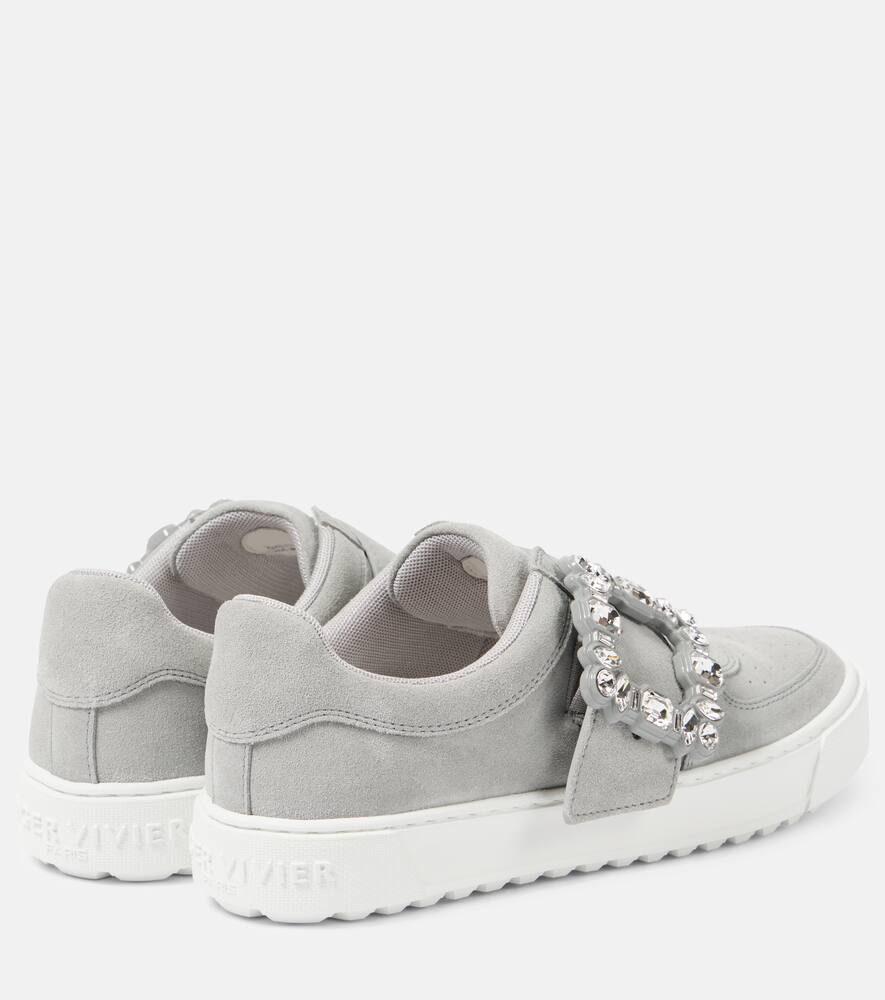 Roger Vivier◆Very Vivier embellished スエード スニーカー Roger Vivier Very Vivier embellished suede sneakers