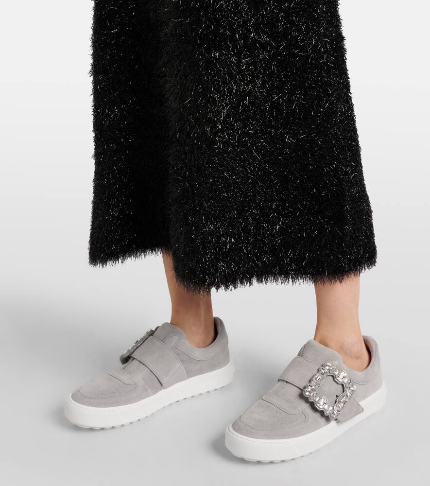 Roger Vivier◆Very Vivier embellished スエード スニーカー Roger Vivier Very Vivier embellished suede sneakers