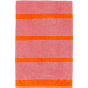 Lateral Objects Pink and Orange Stack Towel