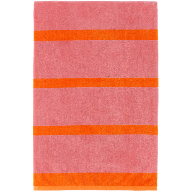 Lateral Objects Pink and Orange Stack Towel