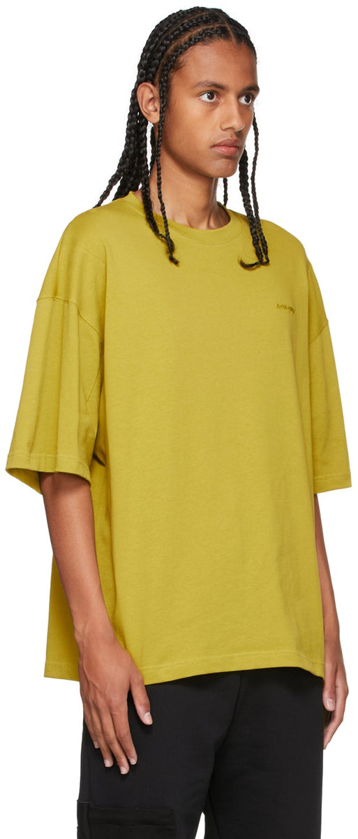 Vetements yellow hot sale t shirt