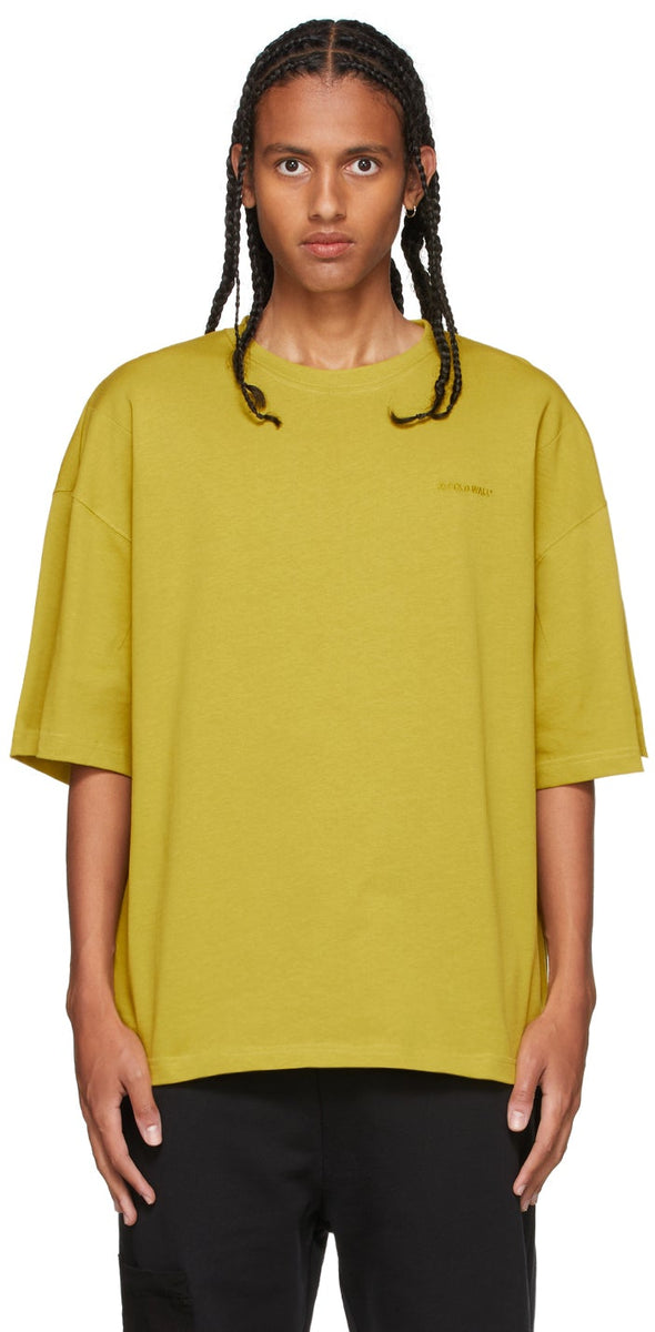 Vetements yellow cheap t shirt