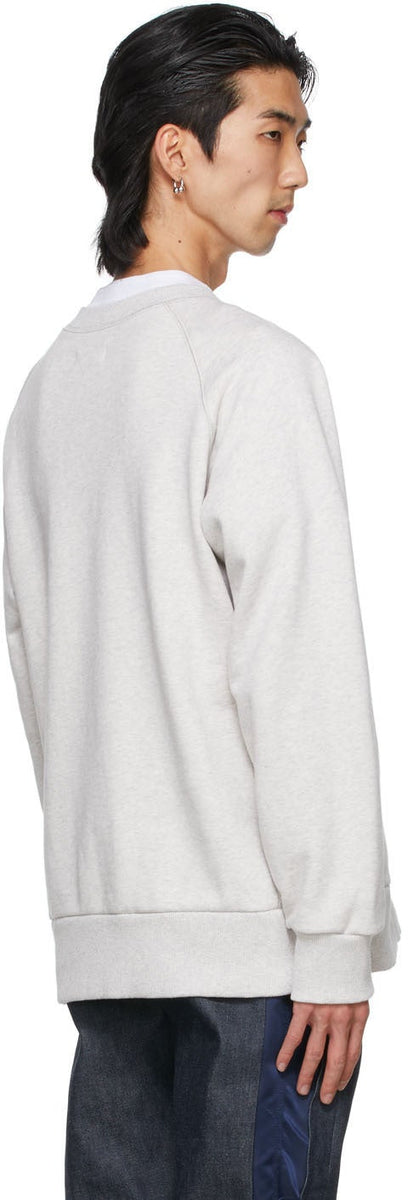 A.P.C. Grey Sacai Edition Tani Sweatshirt – BlackSkinny