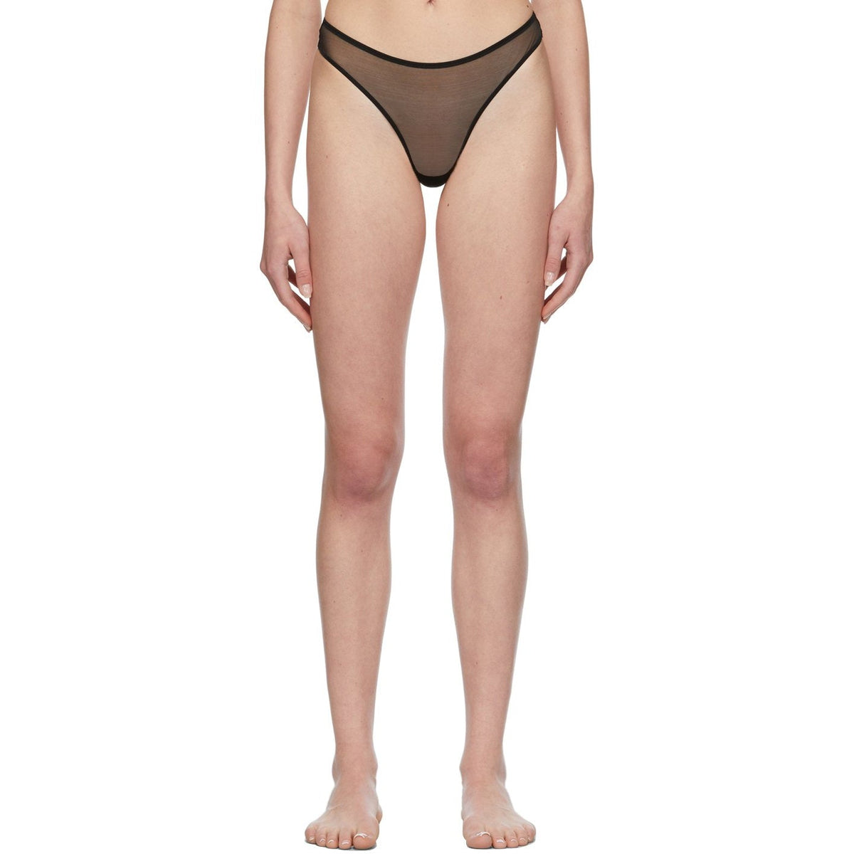 Lucky High Leg Brief in Black | Agent Provocateur All Lingerie