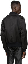 Alexander McQueen Black Harness Bomber Jacket