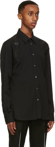 Alexander McQueen Black Harness Shirt
