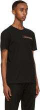 Alexander McQueen Black Logo AppliquÃ© T-Shirt