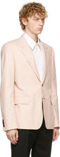 Alexander McQueen Pink Cotton Blazer
