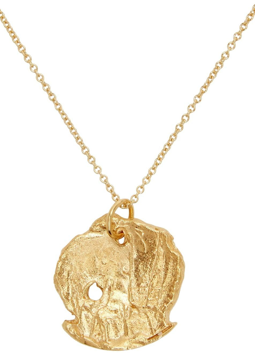 Alighieri Gold The Forgotten Memory Necklace BlackSkinny