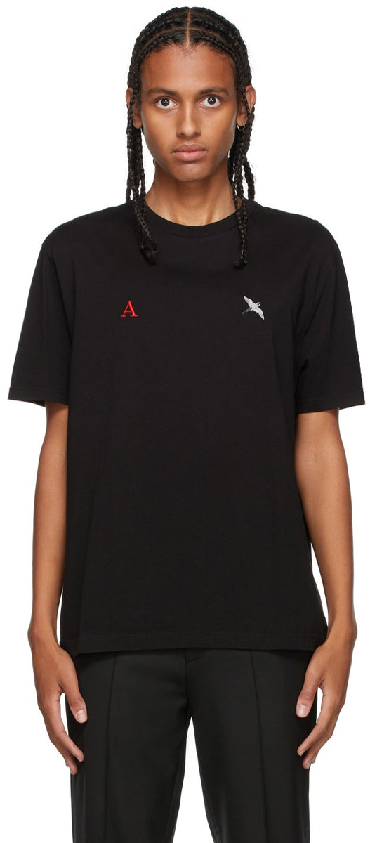 Axel Arigato Black Tori Bird T Shirt BlackSkinny