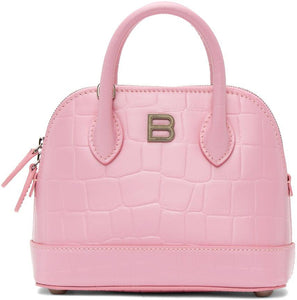 Balenciaga Pink Croc XXS Ville Bag
