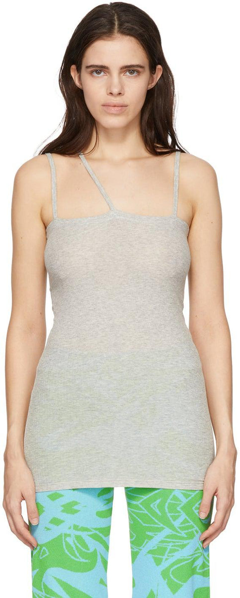 Grey Melange Nida Tank – Dilettante