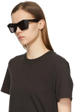 Bottega Veneta Black Geometrical Sunglasses