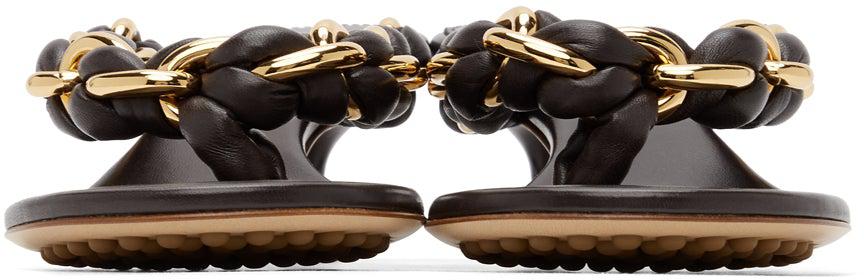 Sandals Bottega Veneta Brown