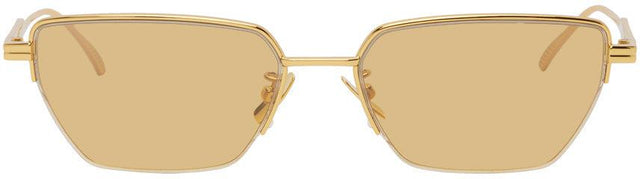 Bottega Veneta Gold Light Ribbon Sunglasses - Bottega Veneta Gold Light Ruban Sunglasses - 보테가 베네타 골드 라이트 리본 선글라스