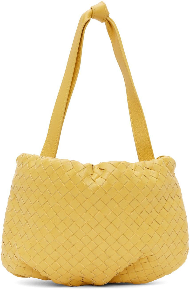 Bottega Veneta Yellow Small Intrecciato Bulb Bag – BlackSkinny