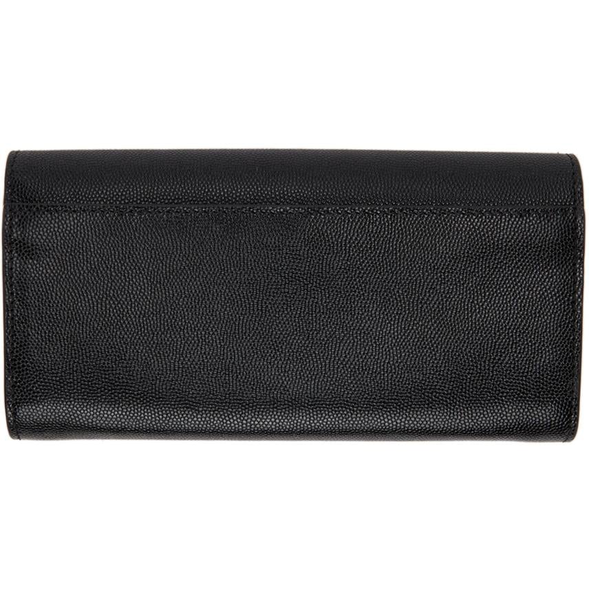 Burberry Black TB Continental Wallet