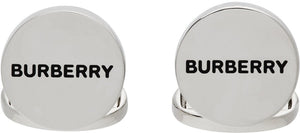 Burberry Silver Engraved CuffLinks - Boutons de manchette gravée en argent burberry - 버버리 실버 새겨진 커프스 단추
