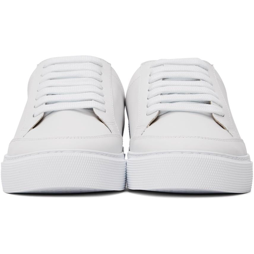 Burberry White Salmond Sneakers – BlackSkinny