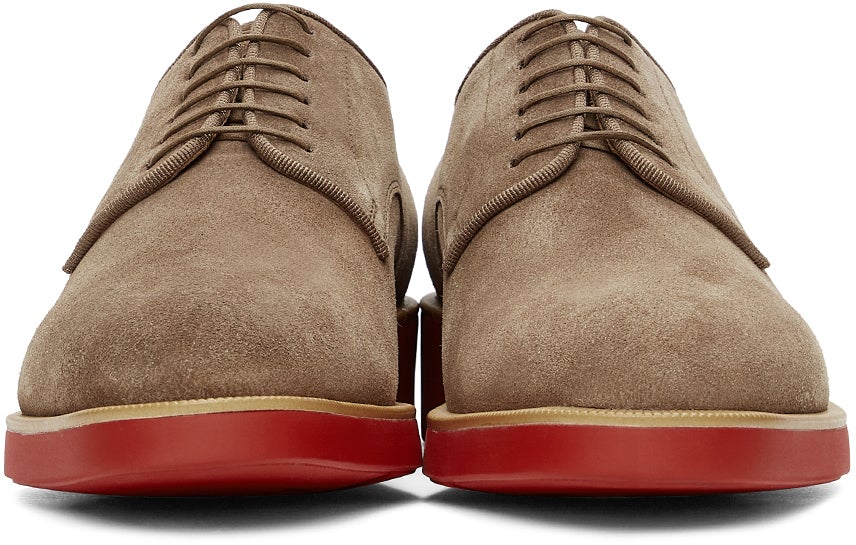 Shop Christian Louboutin Brown Shoes For Men