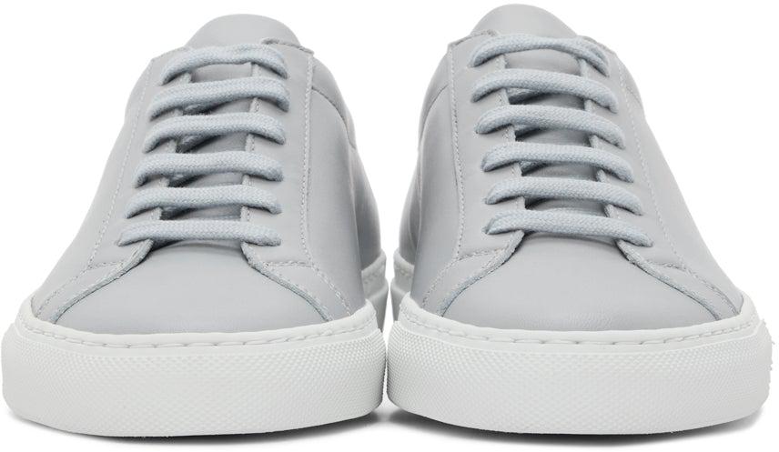 Common Projects Grey Original Achilles Low Sneakers – BlackSkinny