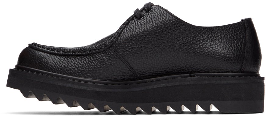 DRIES VAN NOTEN | PLATFORM LACE-UP DERBIES BLACK ダービー 31279410_60544059_600.jpg