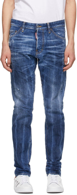 Dsquared2 Blue Cool Guy Jeans - Dsquared2 Blue Cool Guy Jeans - Dsquared2 푸른 멋진 남자 청바지