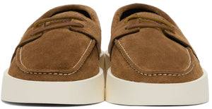 Fear of God Brown Suede Boat Shoes