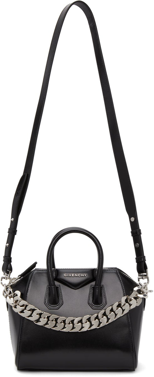 Givenchy Black G Chain Mini Antigona Bag – BlackSkinny