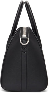 Givenchy Black Grained Small Antigona Bag