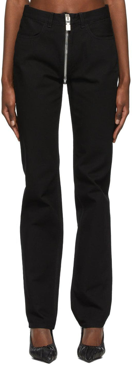 Givenchy Black Integral Zip Jeans – BlackSkinny Givenchy Black Integral Zip Jeans – BlackSkinny