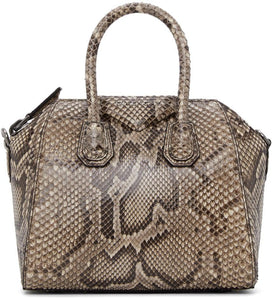 Givenchy Brown Python Mini Antigona Bag