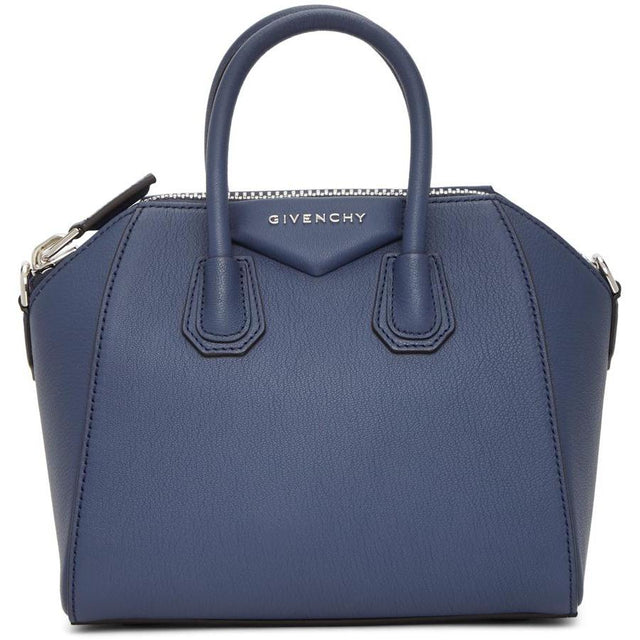 Givenchy Navy Mini Antigona Bag