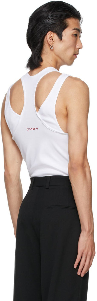 GmbH White Double Strap Arda Tank Top – BlackSkinny