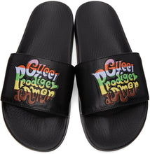Gucci Black 'Prodige d'Amour' Sandals