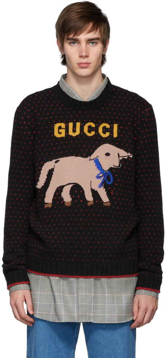 Gucci Black Wool –