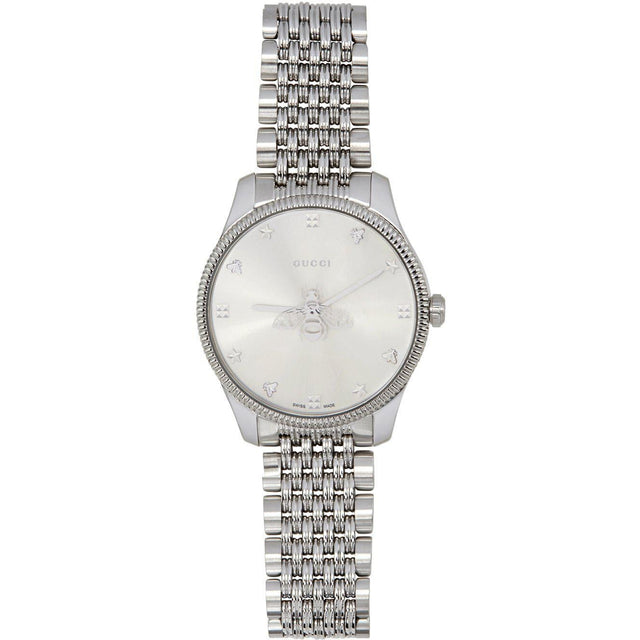 Gucci Silver G-Timeless Watch