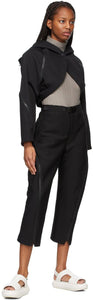 Issey Miyake Black One A Piece Trousers