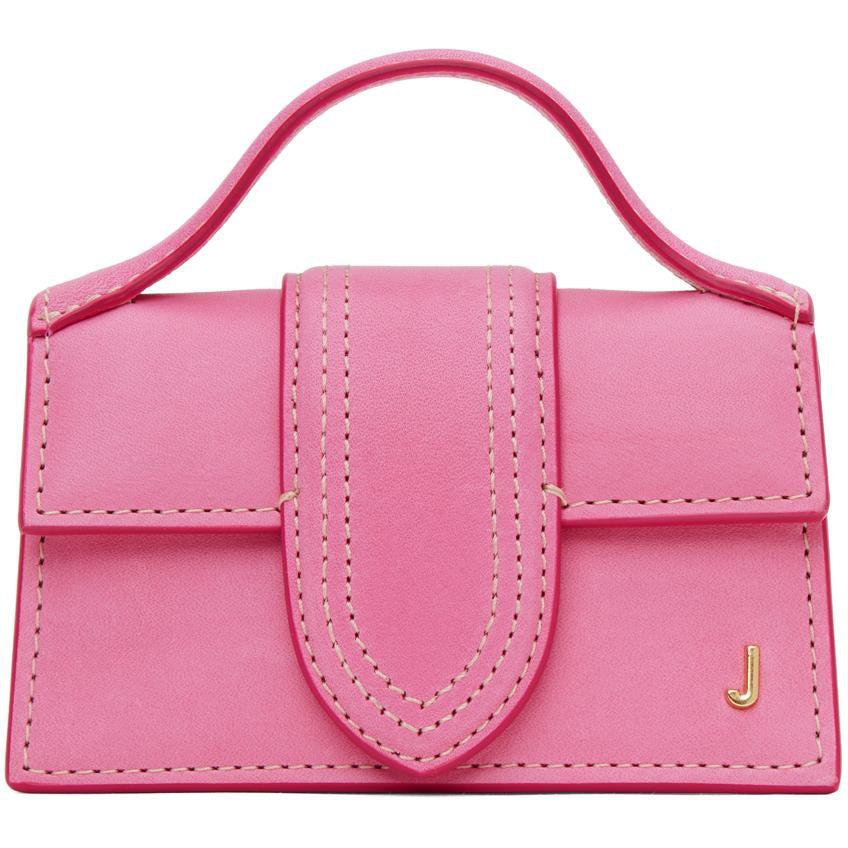 Jacquemus Le Bambino Leather Tote - Women - Pink Tote Bags