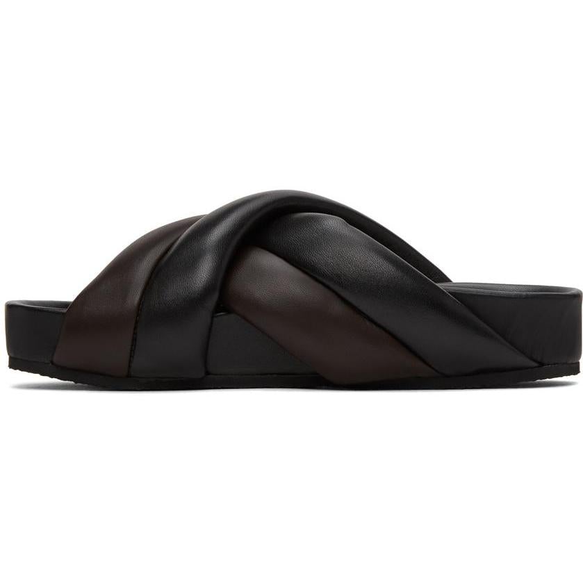 Jil Sander Black Nappa Sandals – BlackSkinny