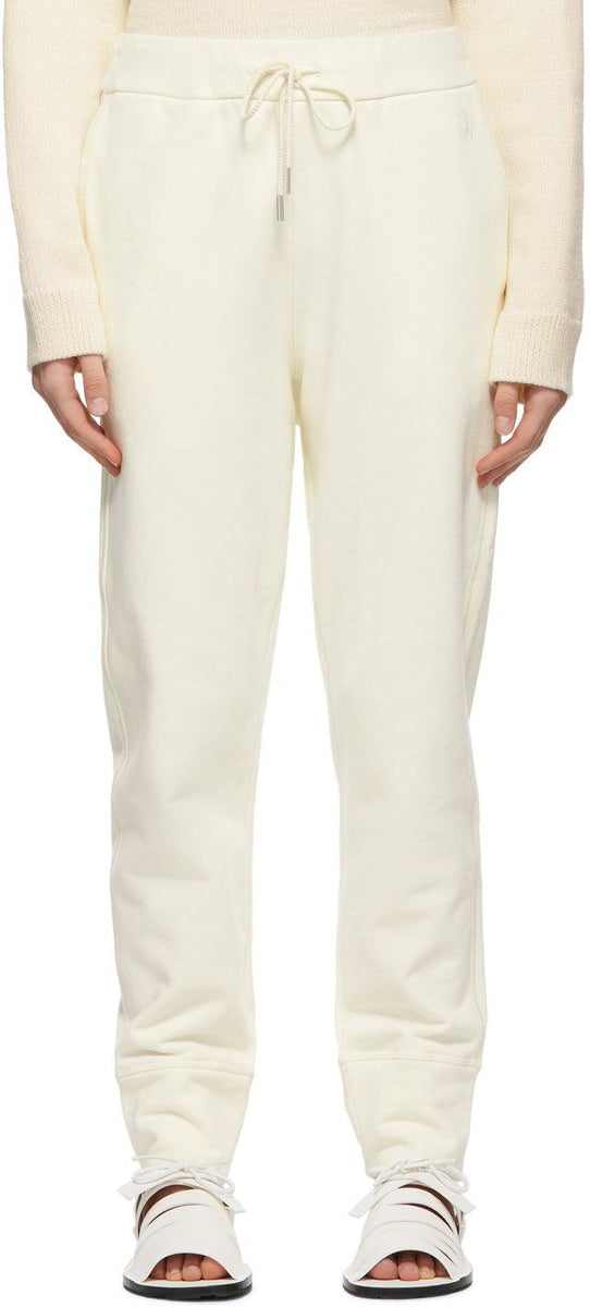 Jil Sander Off-White Cuffed End Lounge Pants – BlackSkinny