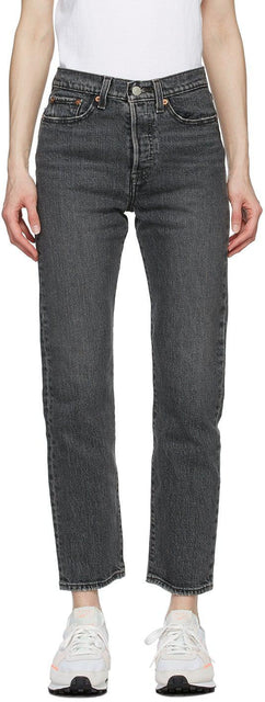 Levi's Grey Wedgie Straight Jeans - Jean droit gris de levi - 레비의 회색 wedgie 스트레이트 청바지