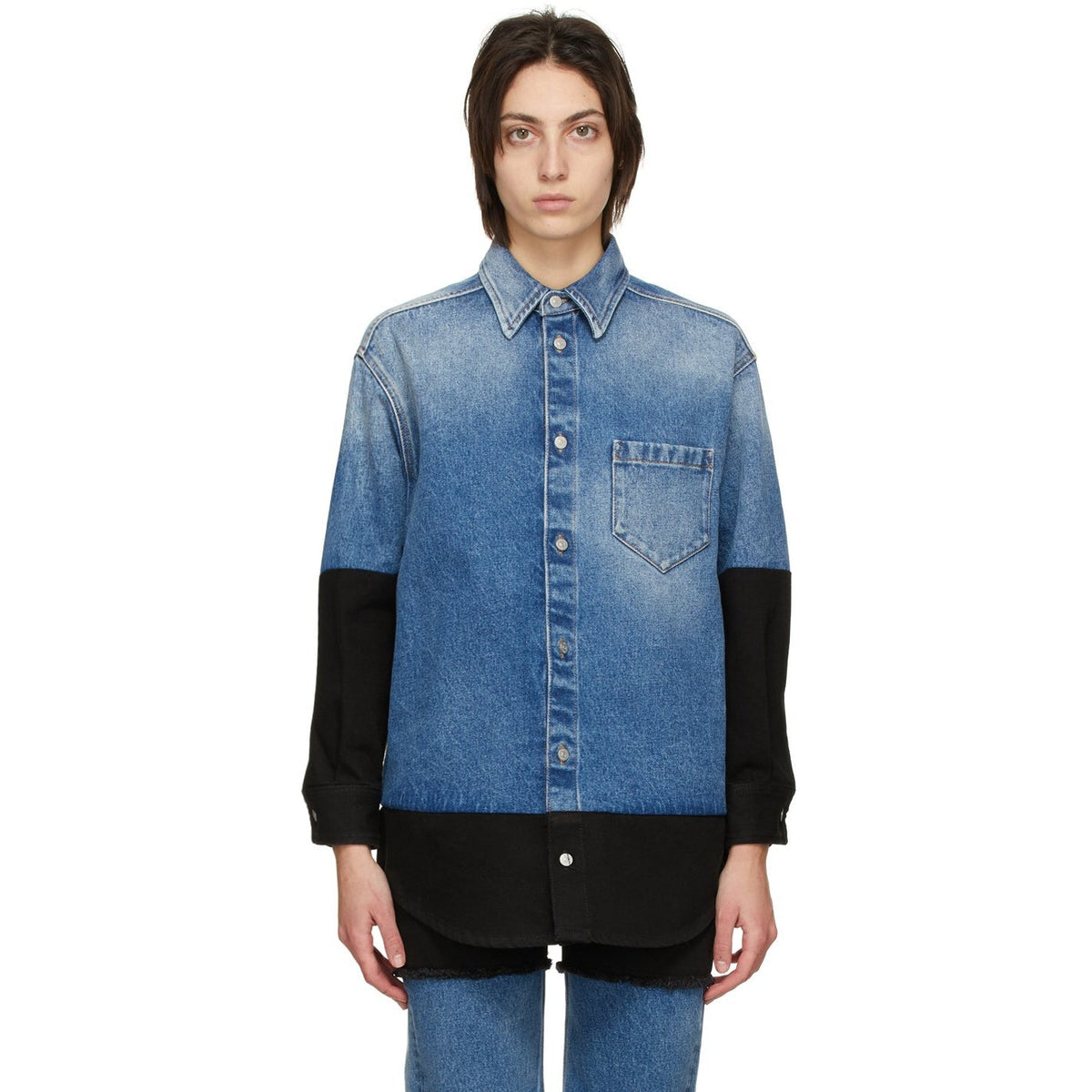 Maison Margiela ⑩ spliced denim jacket | ochge.org