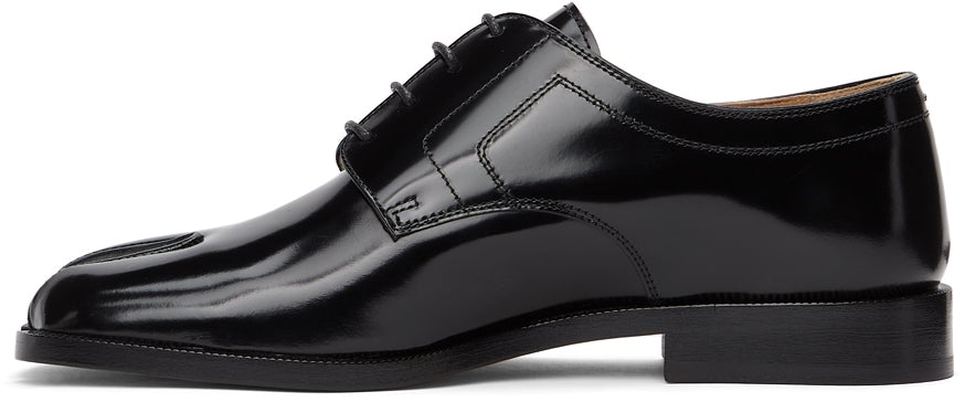 Maison Margiela Black Tabi Lace-Up Loafers – BlackSkinny