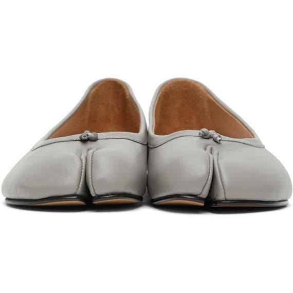 Maison Margiela SSENSE Exclusive Grey Tabi Ballerina Flats