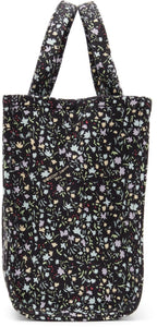 Marc Jacobs Black 'The Ditzy Floral Mini Traveler' Tote