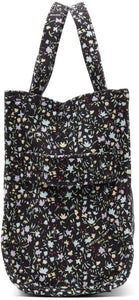 Marc Jacobs Black 'The Ditzy Floral Mini Traveler' Tote