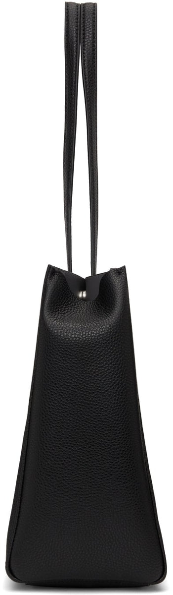MARC JACOBS Shopper THE LARGE TOTE BAG LEATHER in black